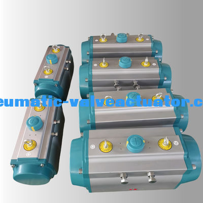 Een kwart draai Compact Rack And Pinion Type Actuator Double Action Spring Return
