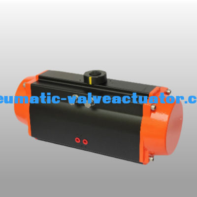 Industrieel aluminium rek en pinion pneumatische actuator voor vlinderkleppen kogelkleppen