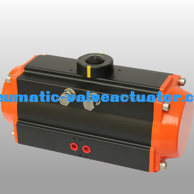 Doppelwerkende en eenmalige terugkeer Rotary Rack en Pinion Pneumatic Actuator