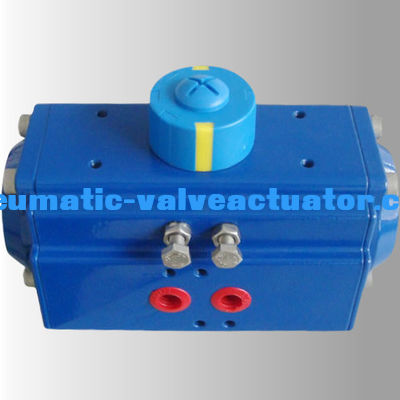 Rack and Pinion Pneumatic Actuator met PTFE coating Blauwe actuator