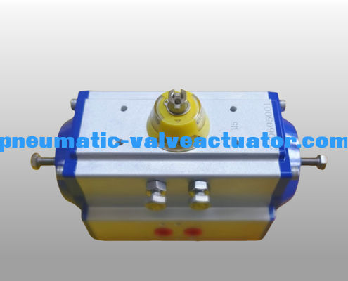 Rack and Pinion Air Pneumatic Actuator met deksel schroeven Verstelbare actuator graad